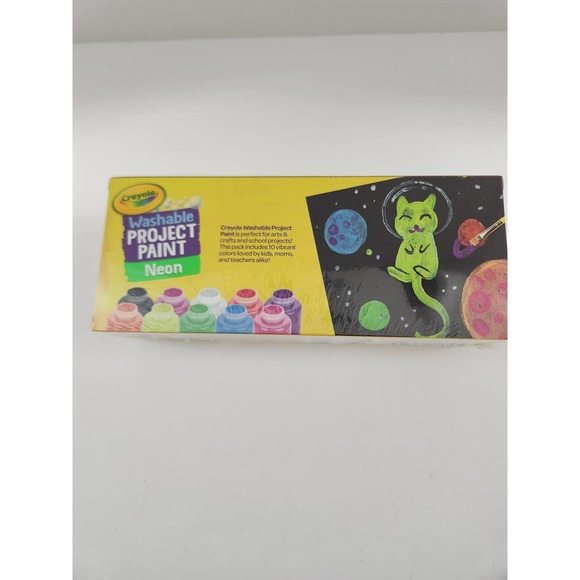 Crayola - Neon Washable Project Paint (1 10pk) - Picture 3 of 12